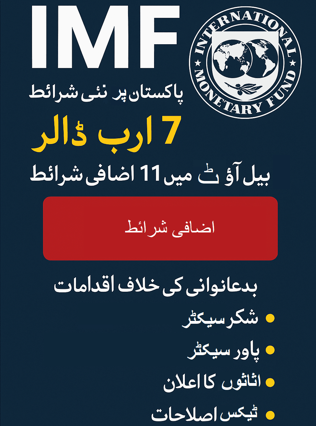 IMF baillout pakistan