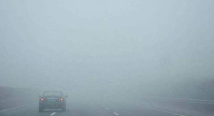 موٹر ویز بند, شدید دھند